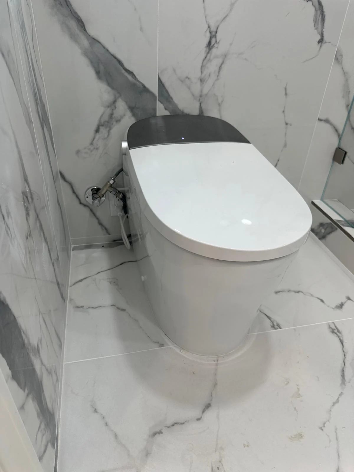 Luxury stone bathroom remodel