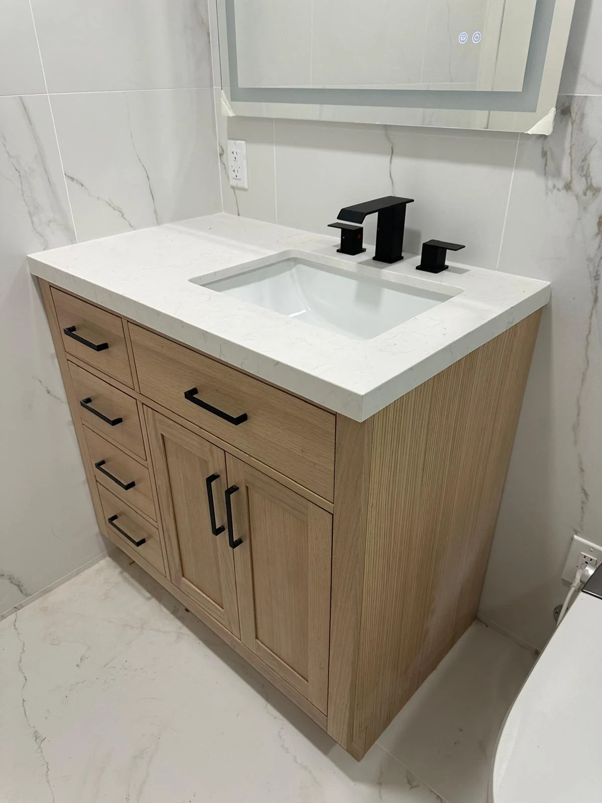 Modern Vanity Installation